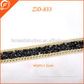 metal chain with rhinestone for garment women necklace decoration